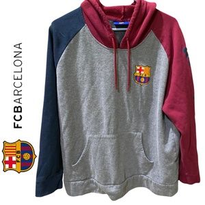 FC Barcelona Colorblock Hoodie